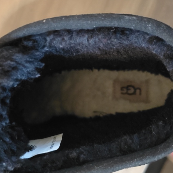 UGG TASMAN X LACE BLACK WATERPROOF RUBBER WOOL RAIN BOOTS SIZE 8 WOMEN - Picture 6 of 10